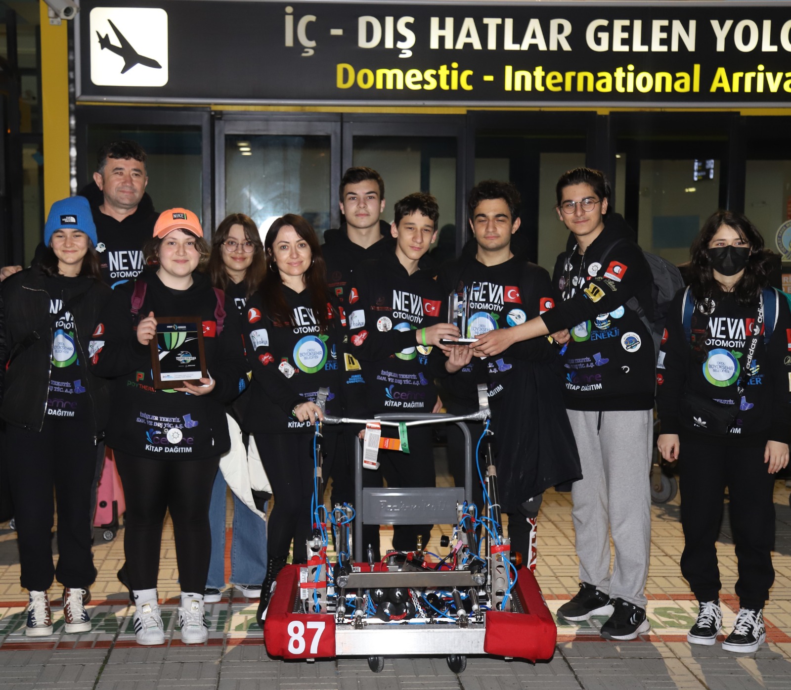 EN ÜST DÜZEY ROBOTİK YARIŞMASINA, ORDU DR. MEHMET HİLMİ GÜLER BİLSEM İMZASI