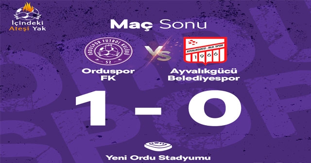 52 ORDUSPOR SERİYİ SÜRDÜRÜYOR