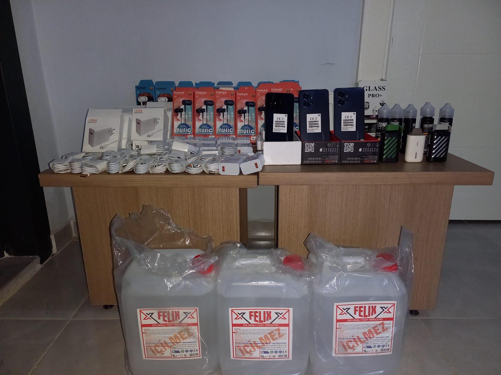 ÜNYE’DE ÇOK SAYIDA KAÇAK ÜRÜN ELE GEÇİRİLDİ