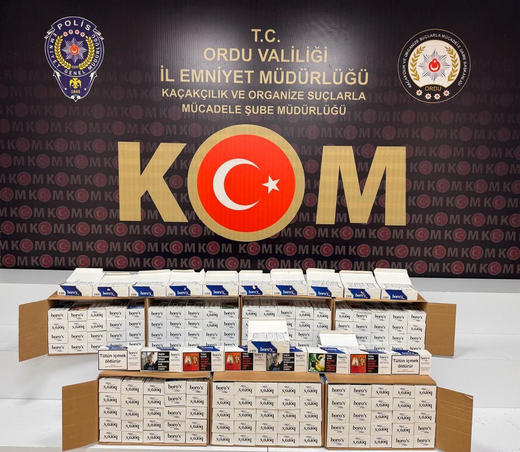 70.000 ADET MAKARON ELE GEÇİRİLDİ