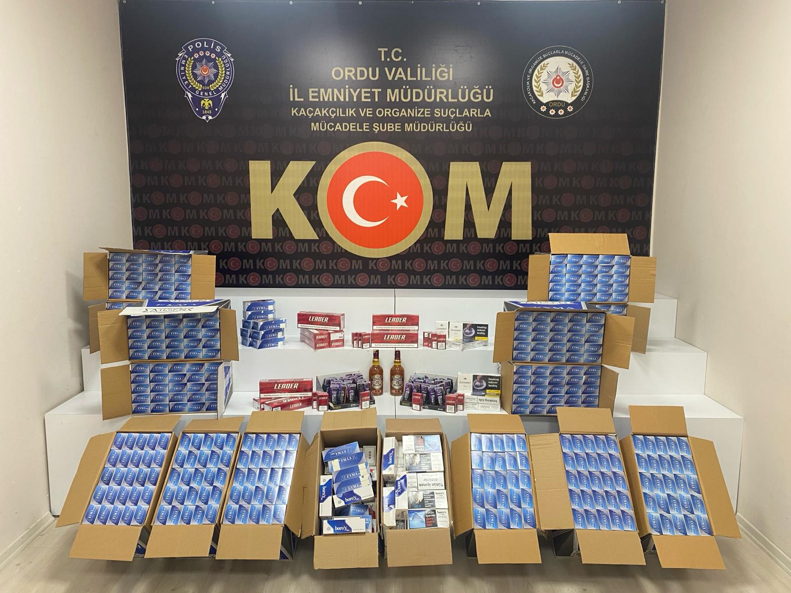 ALTINORDU’DA KAÇAKÇILARA GEÇİT YOK! 2 KİŞİ GÖZALTINA ALINDI!