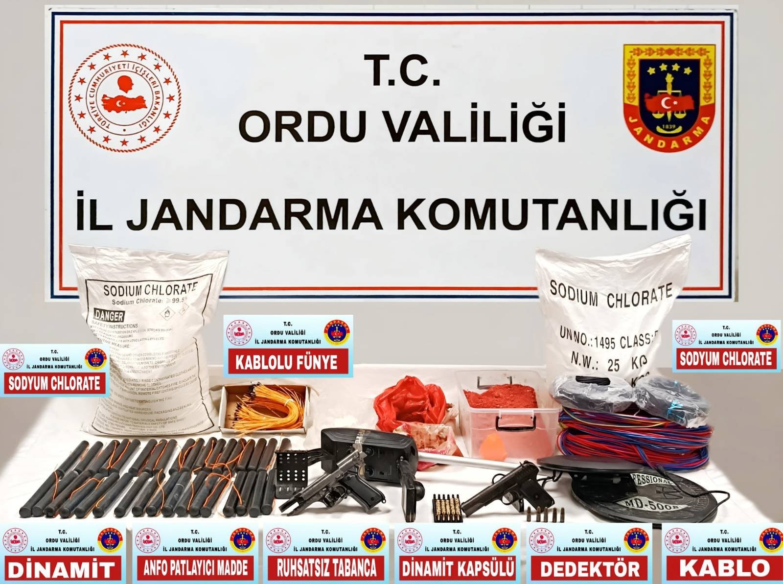 Kumru’da kaçak madencilere operasyon! 2 gözaltı