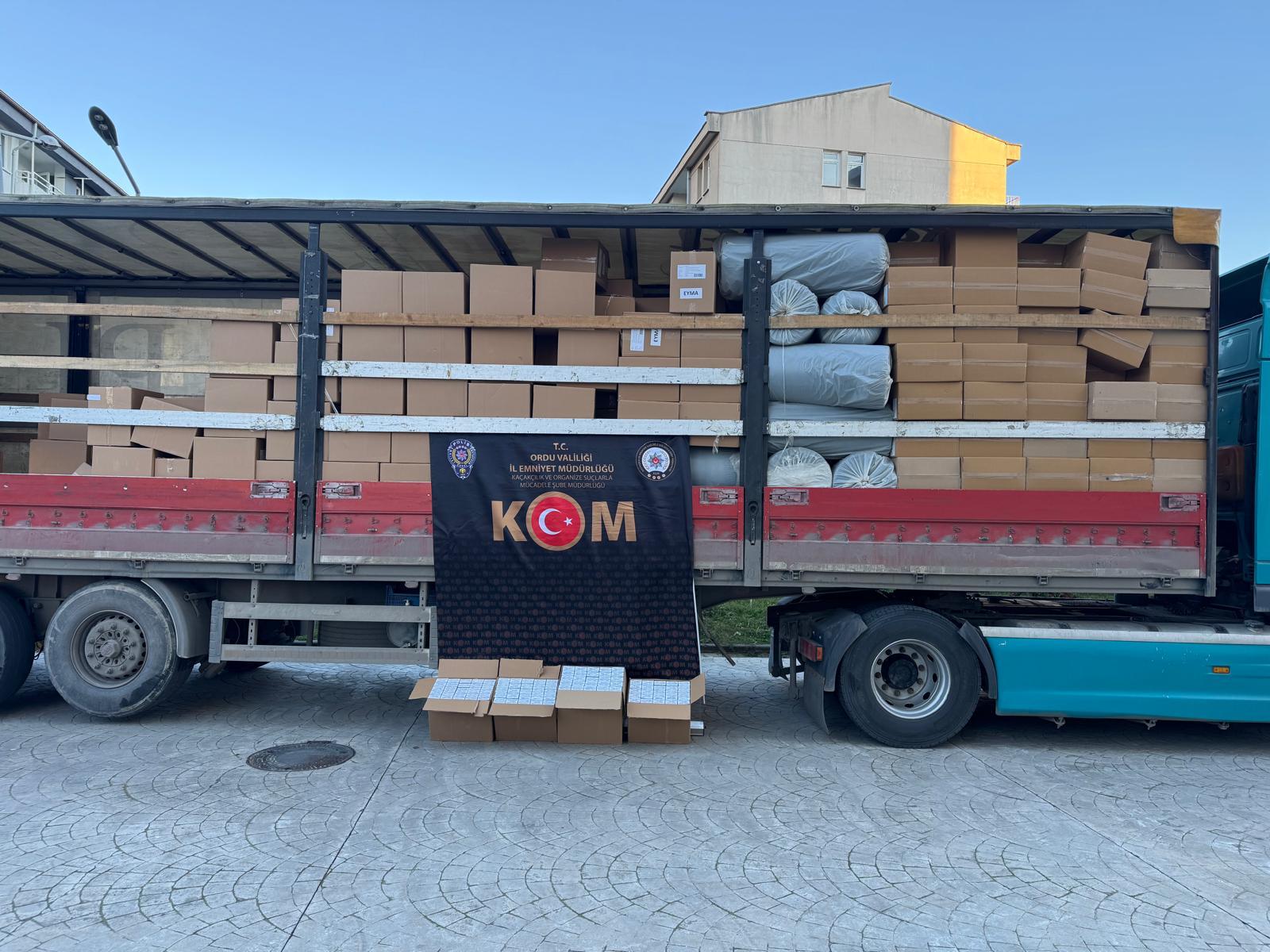 FATSA’DA NEFES KESEN KAÇAKÇILIK OPERASYONU