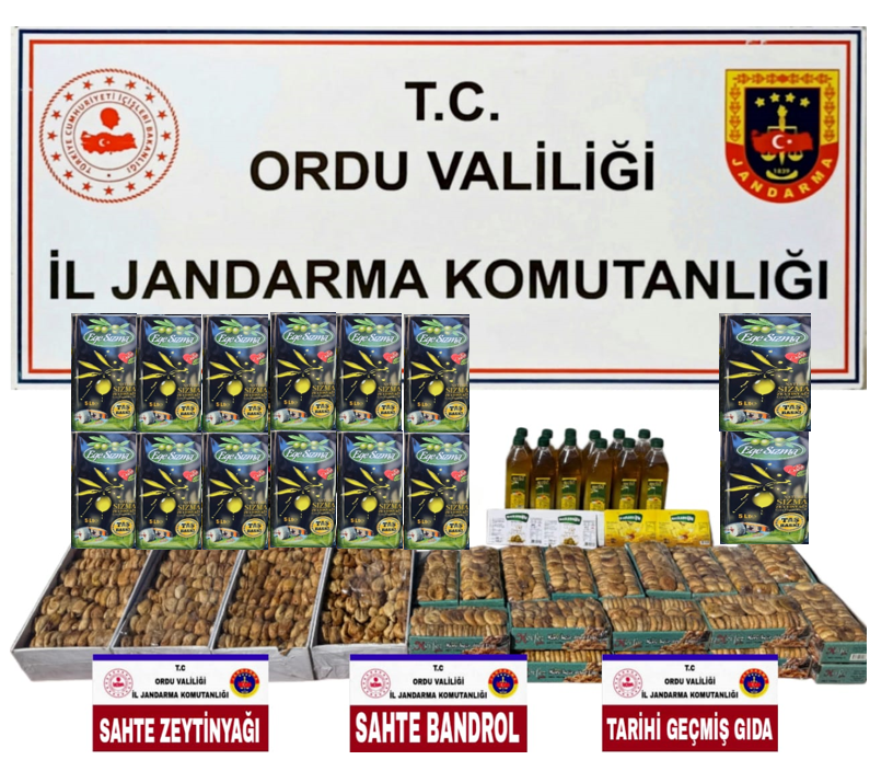 AYDIN’DAN ORDU’YA SAHTE ZEYTİN YAĞI VE KURU İNCİR !