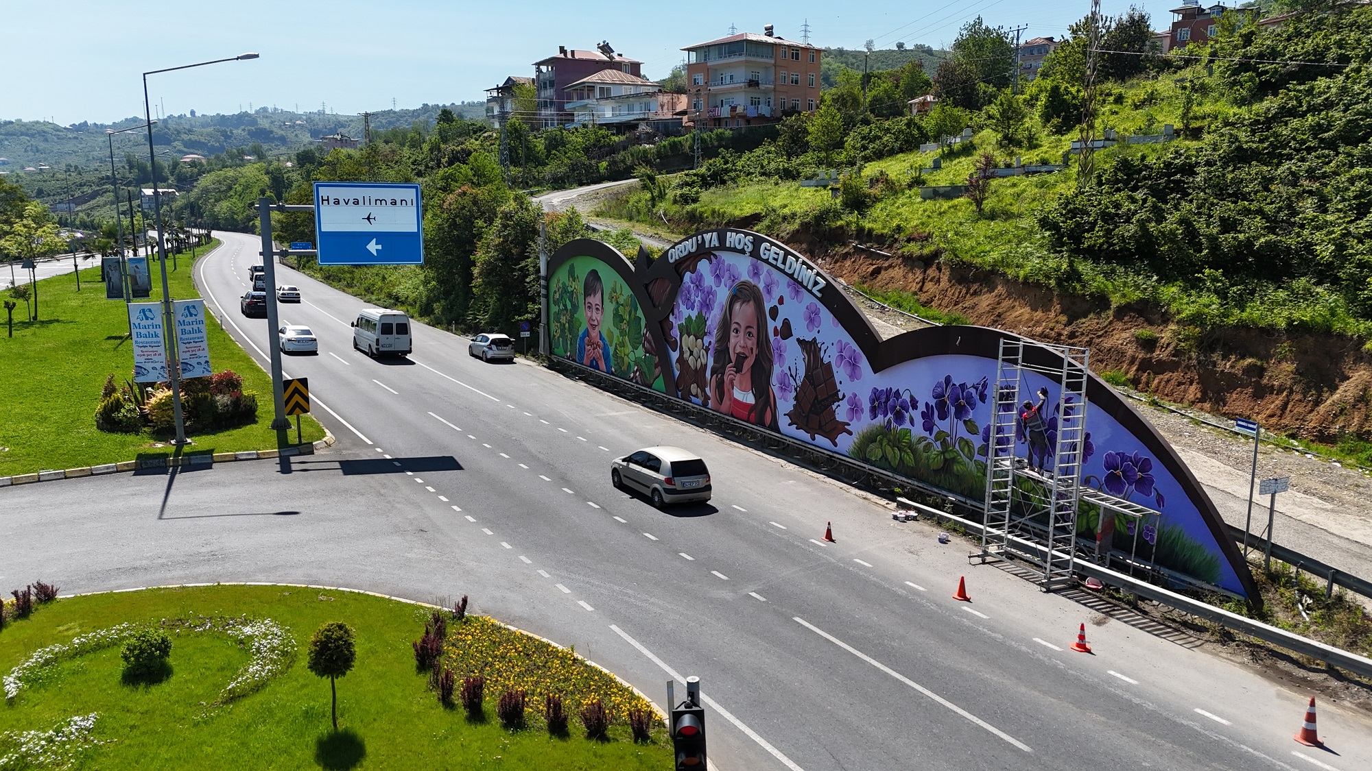 ORDU’NUN RENKLERİ DUVARLARA YANSIYOR