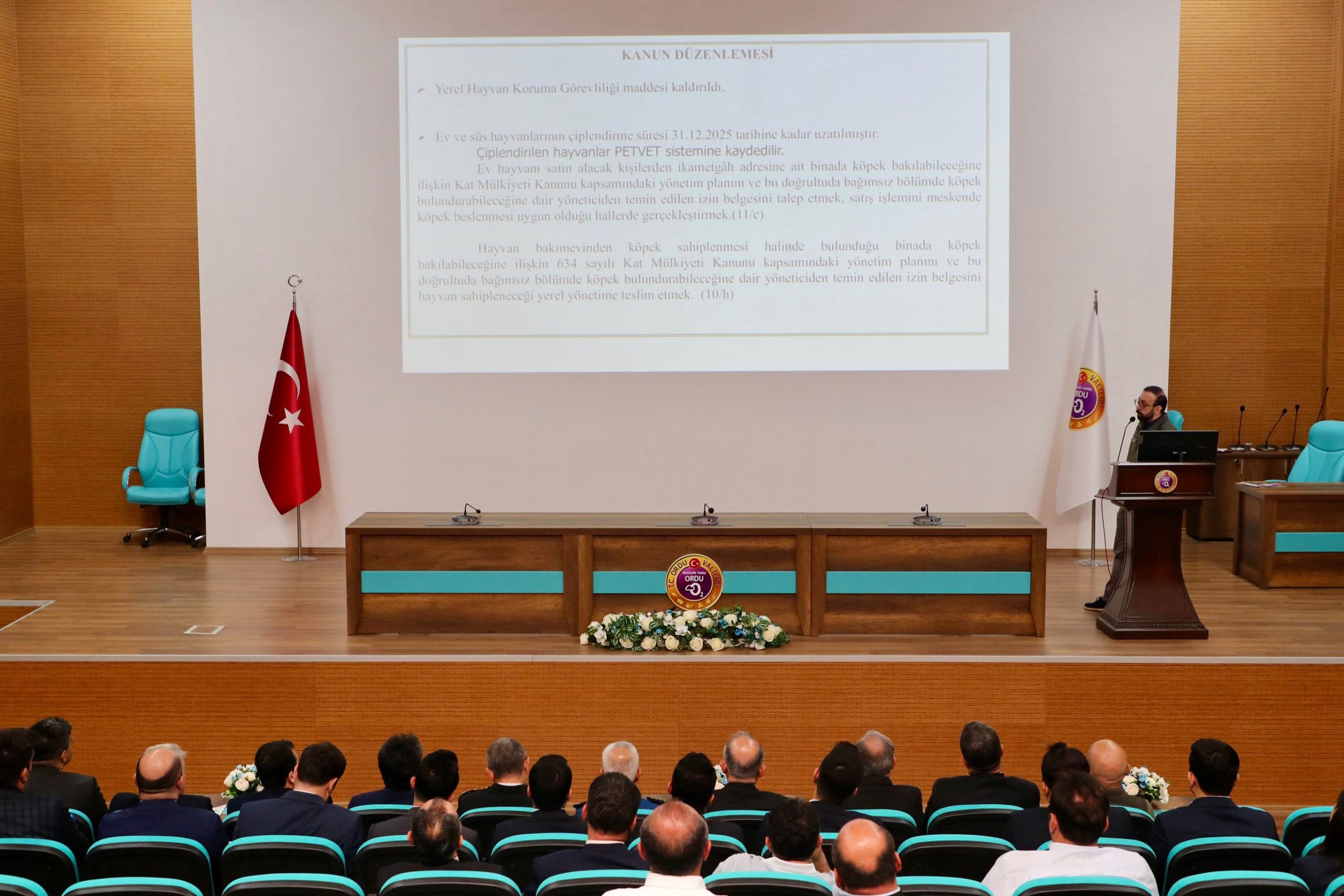 Ordu’da İl Hayvanları Koruma Kurulu Toplantısı Yapıldı