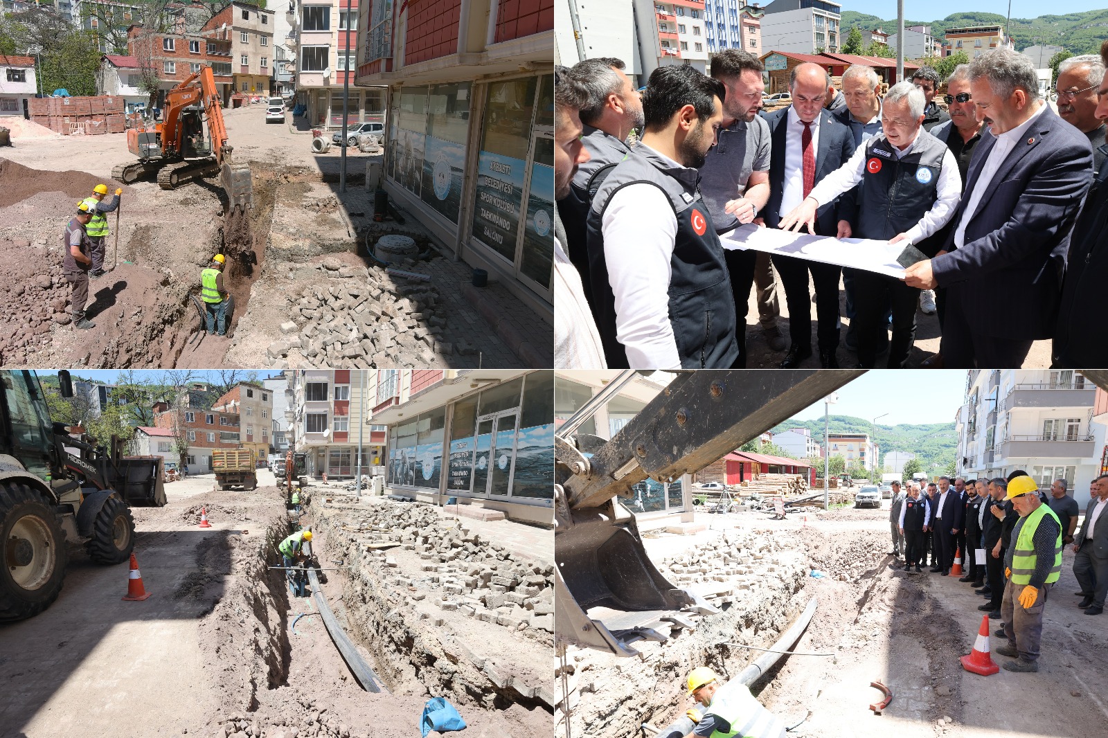AYBASTI İLÇE MERKEZİNİN ALT YAPISI YENİLENİYOR