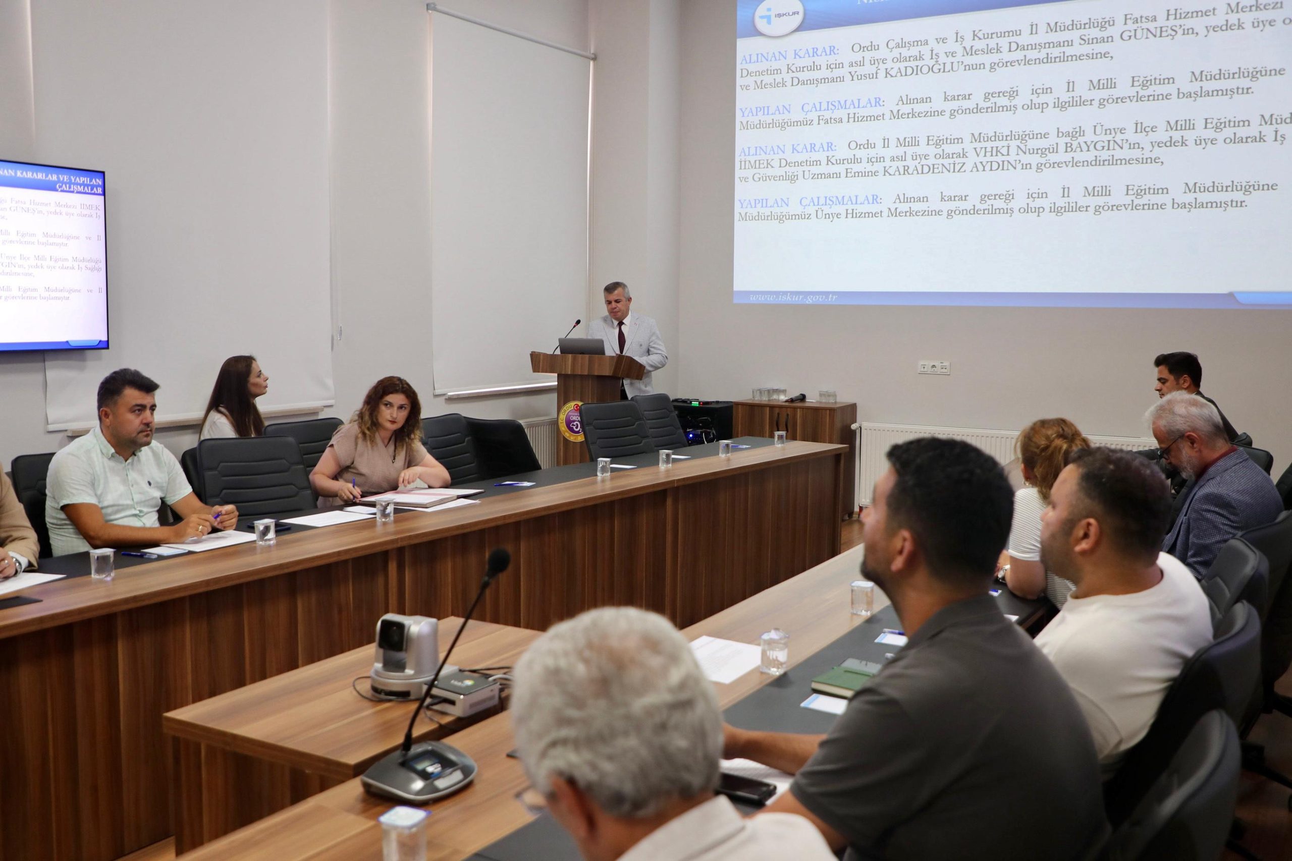 İl İstihdam ve Mesleki Eğitim Kurulu Toplantısı Yapıldı