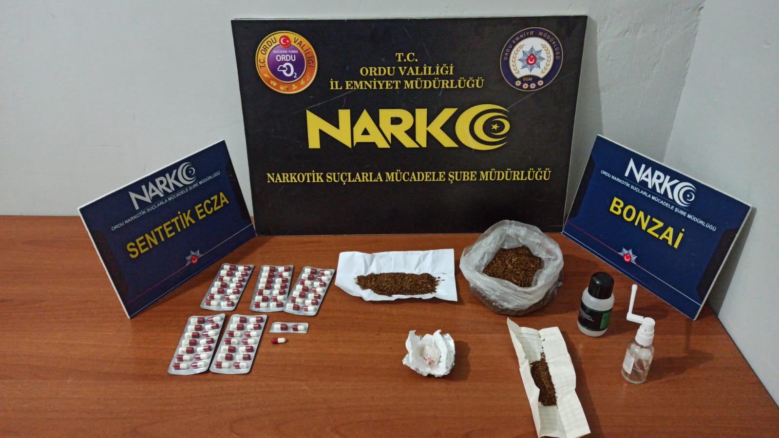 ORDU’DA UYUŞTURUCU TACİRLERİNE GEÇİT YOK!