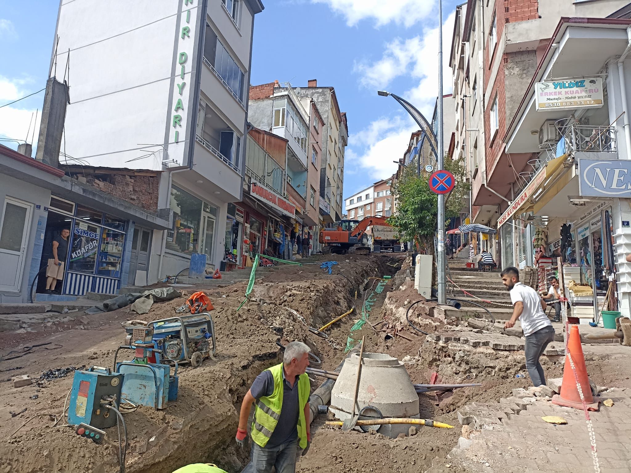 AYBASTI’DA TARİHİN EN BÜYÜK ALT YAPI YATIRIMI