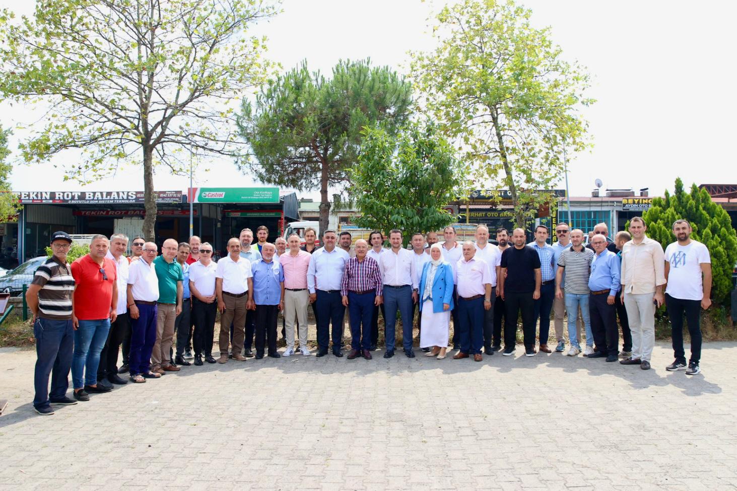 BAŞKAN GÜLER’DEN SANAYİ ESNAFINA MÜJDE