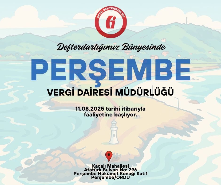 Perşembe’ye Vergi Dairesi Müdürlüğü Açılıyor