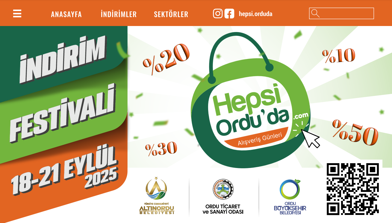 Ordu Ticaret Festivali Başlıyor