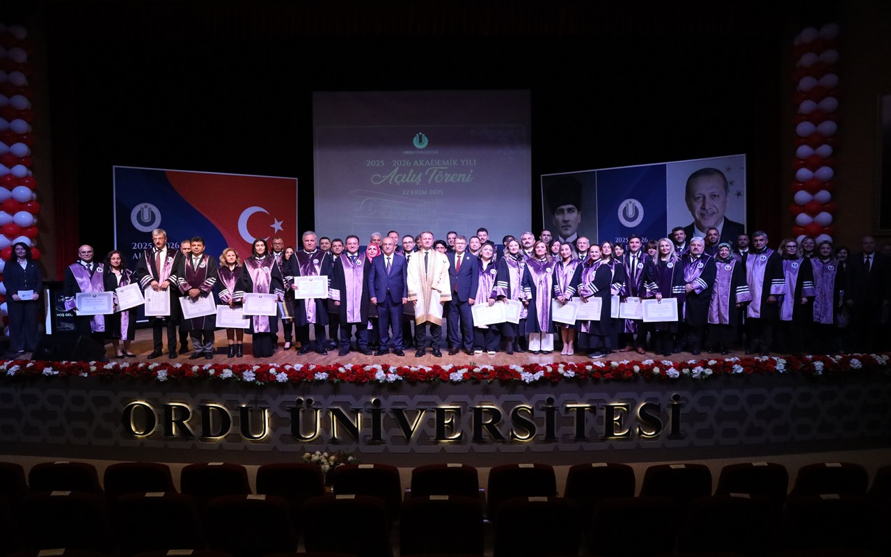 Ordu Üniversitesi 2025-2026 Akademik Yılı Açılış Töreni Gerçekleştirildi