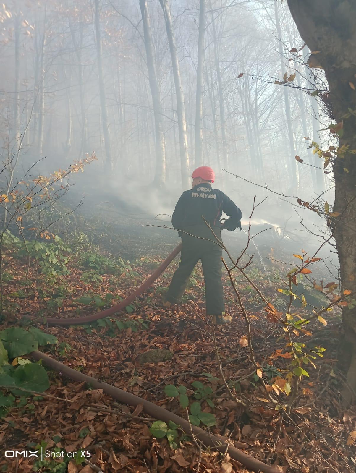 ORDU’DA SON BİR HAFTADA 40 YANGIN