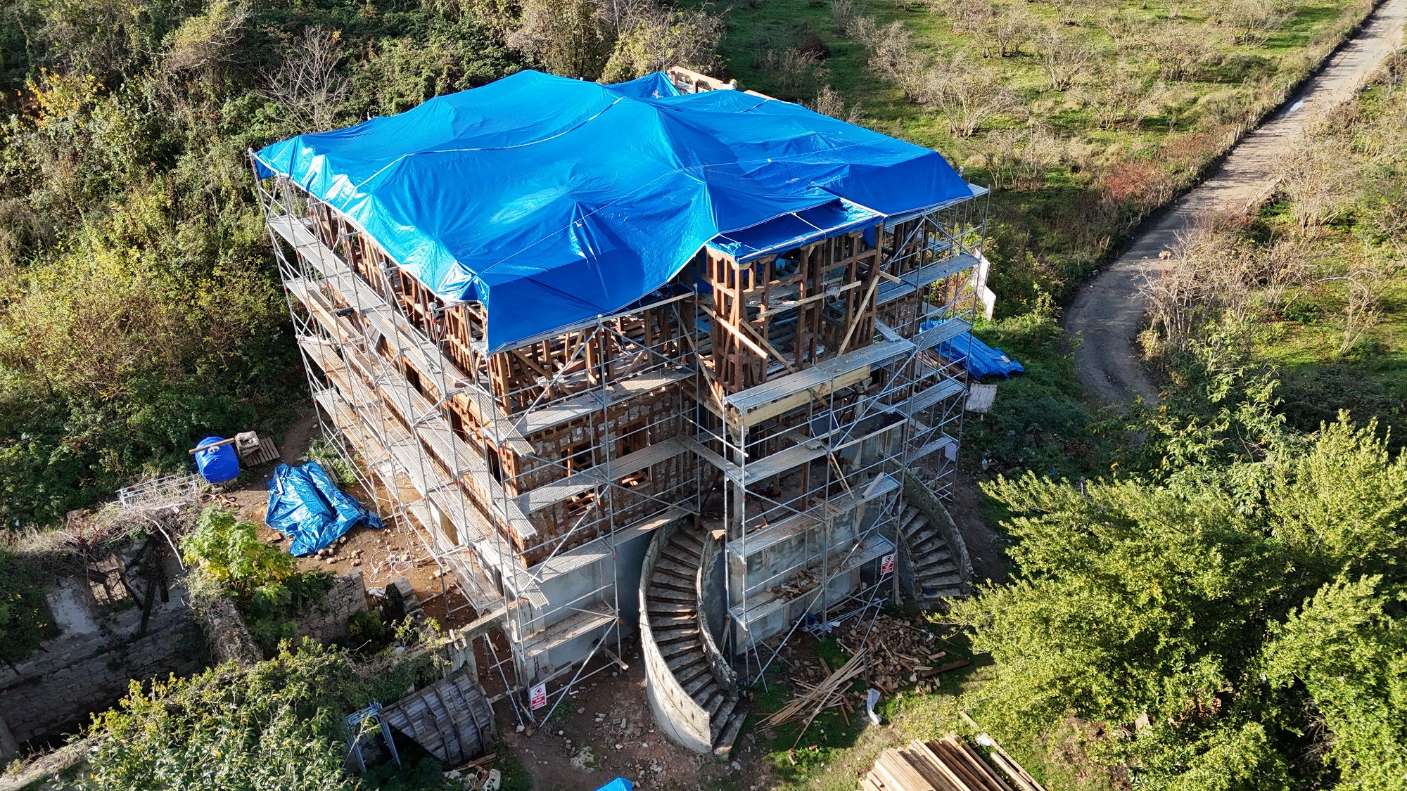 ÇAMAŞ CEVAT BEY KONAĞI RESTORE EDİLİYOR